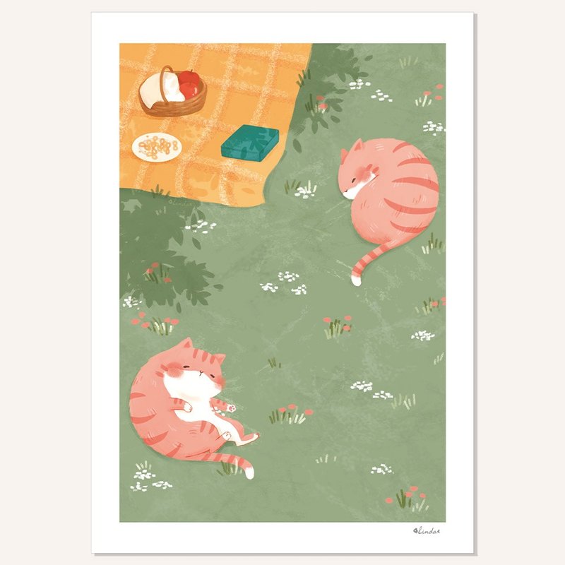 印刷装饰画 挂画 无框画【野餐日】 - 海报/装饰画/版画 - 纸 多色