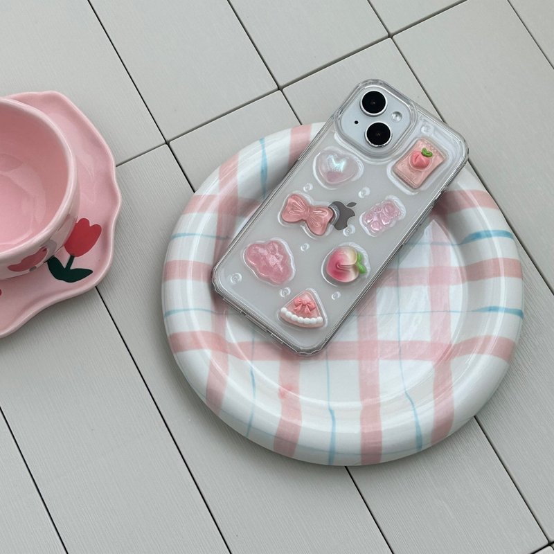 透明粉红手机壳 - 手机壳/手机套 - 其他材质 