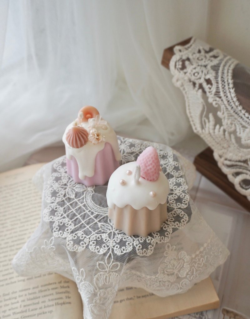 【烛.花】定制 |  可丽露蜡烛 生日礼物 造型蜡烛 甜点蜡烛 婚礼 - 蜡烛/烛台 - 蜡 咖啡色