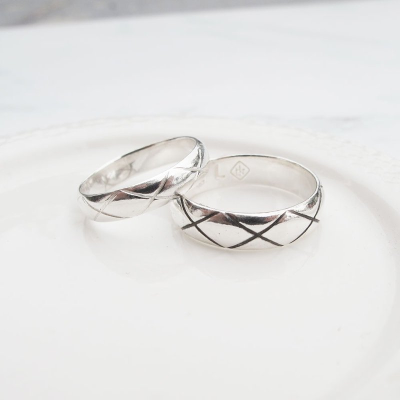 DIY手工银饰教学卷 | 文化币可 |挚爱 纯银情侣对戒 | 大员囡仔 - 金工/饰品 - 纯银 