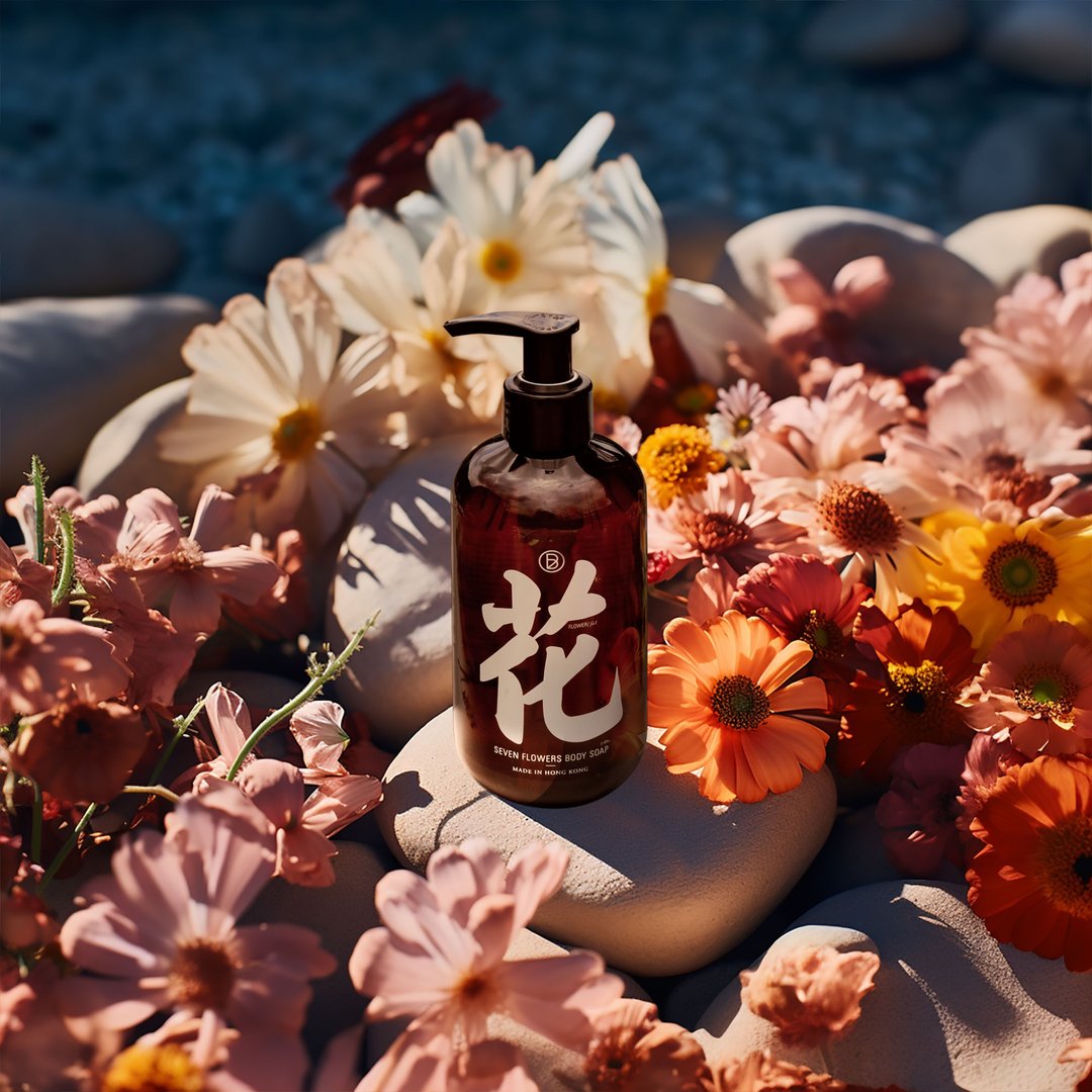 【正念满满 换上好气场】七色花沐浴露 Seven Flower Body Soap - 沐浴用品 - 其他材质 咖啡色