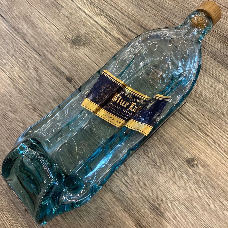 Johnnie Walker Blue Label 约翰走路蓝牌威士忌 盛盘摆饰收藏 - 摆饰 - 玻璃 
