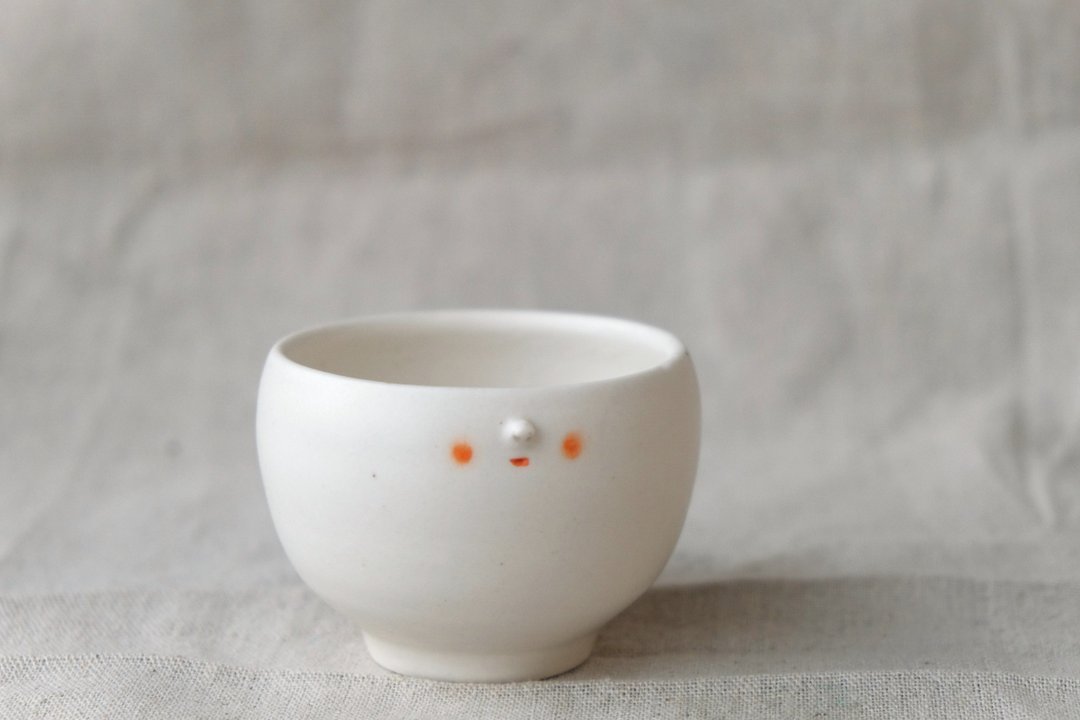 苏三 YUME 065  -   陶瓷茶杯 - 茶具/茶杯 - 陶 白色
