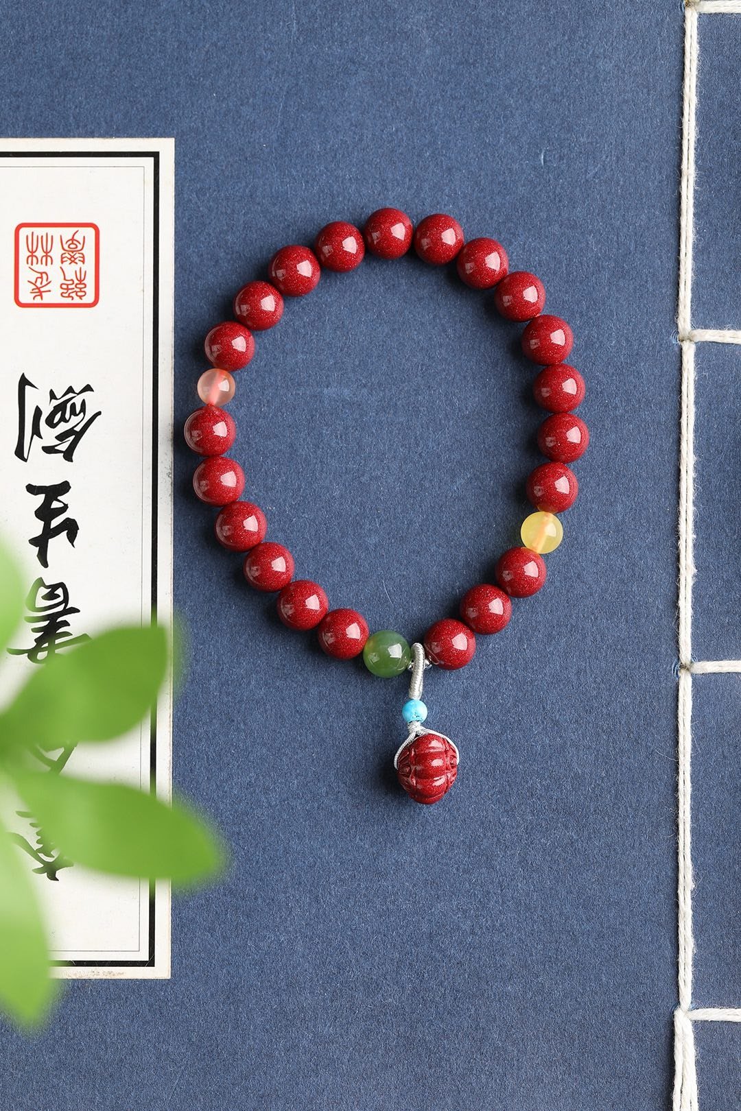 天然原矿朱砂精品紫金砂单圈手链  尺寸8mm左右 含量高达95%以上 - 手链/手环 - 宝石 