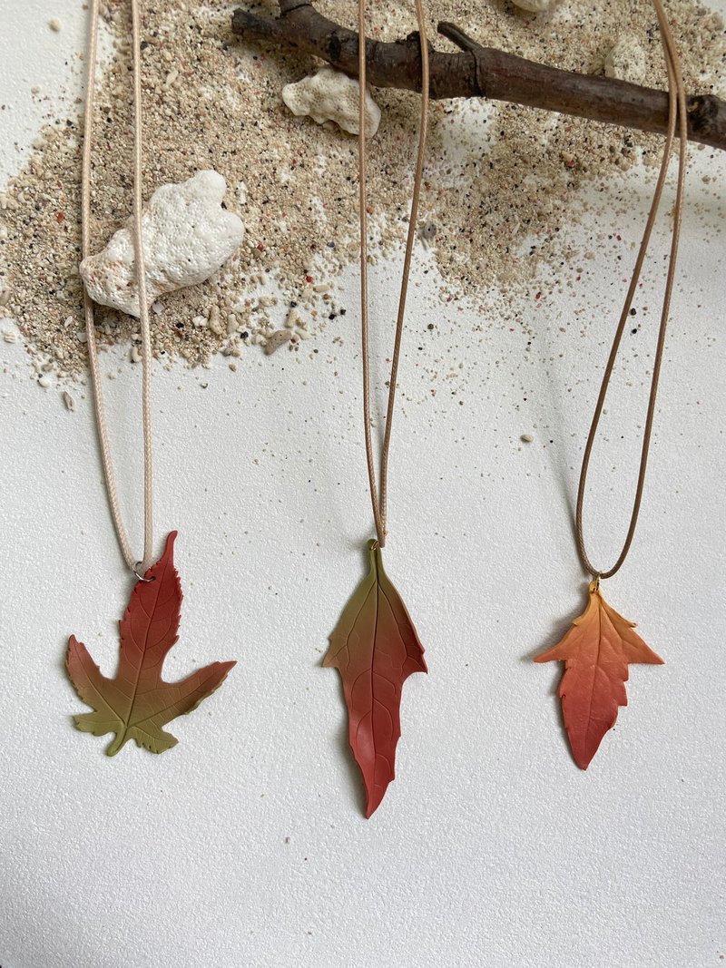 森系 秋日蜡绳项链 - 项链 - 其他材质 