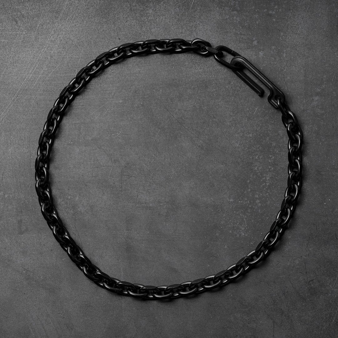 Framework Chain Bracelet 钢制项链_黑色 - 项链 - 不锈钢 黑色