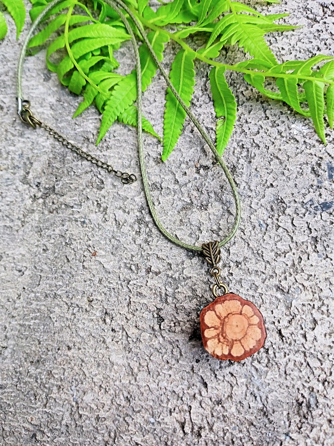 菊花木玛格莉特香氛项链 - 锁骨链 - 植物．花 