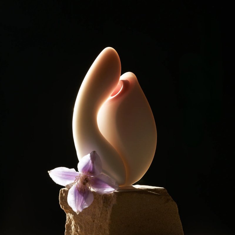 花下月 | 阴蒂吸啜震动器 + G点震棒 套装 - 情趣用品 - 硅胶 