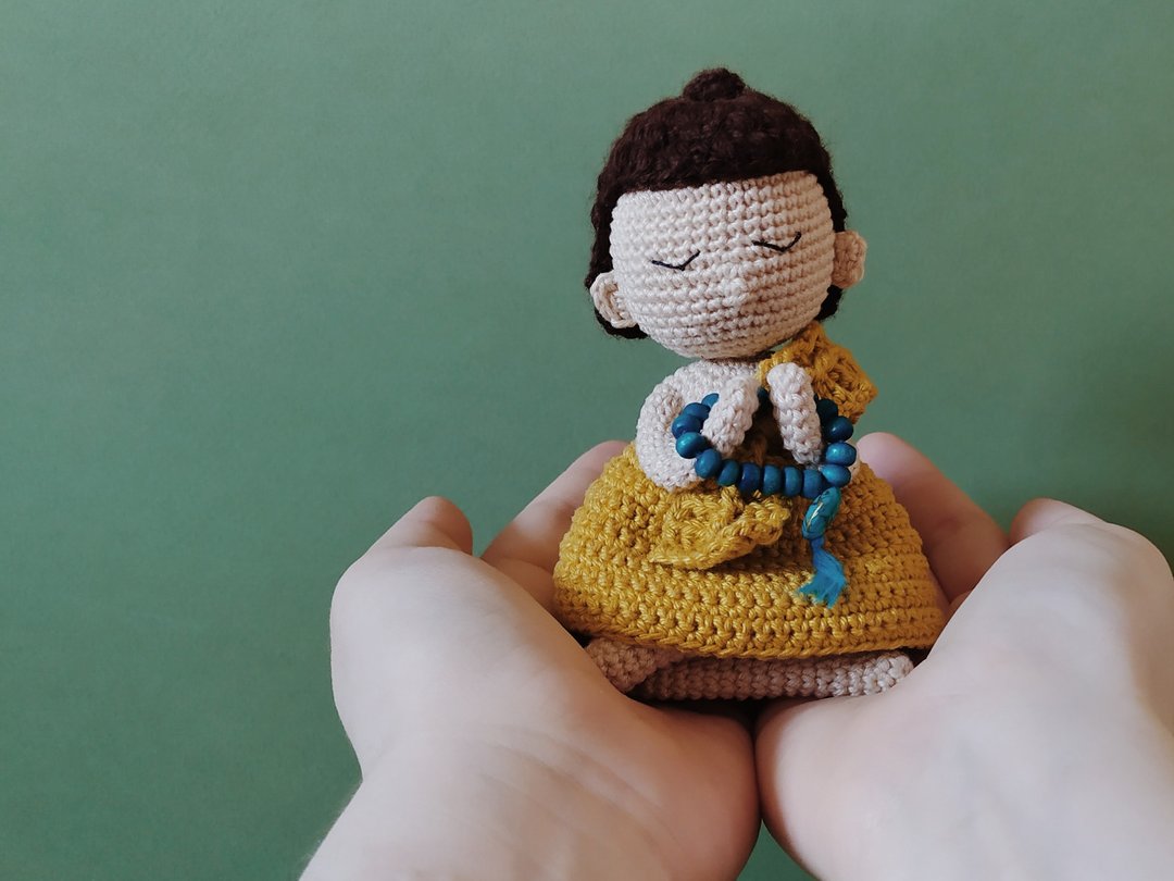 钩针娃娃小佛陀的PDF图案。 Amigurumi 教程 - 手工艺教程/工具书 - 其他材质 