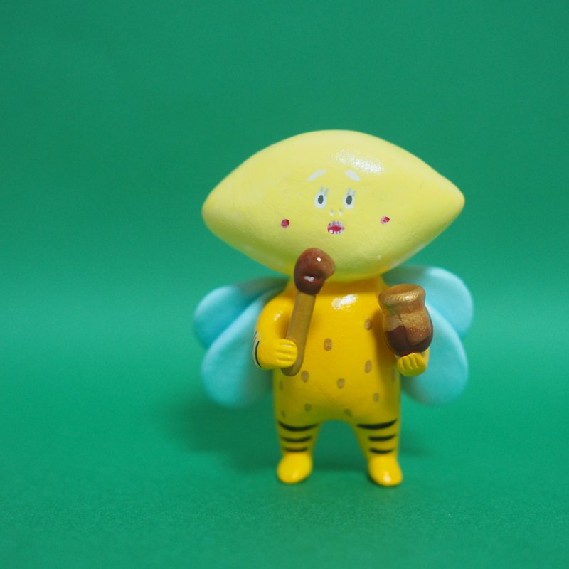 蜂蜜柠檬 - 玩偶/公仔 - 粘土 黄色