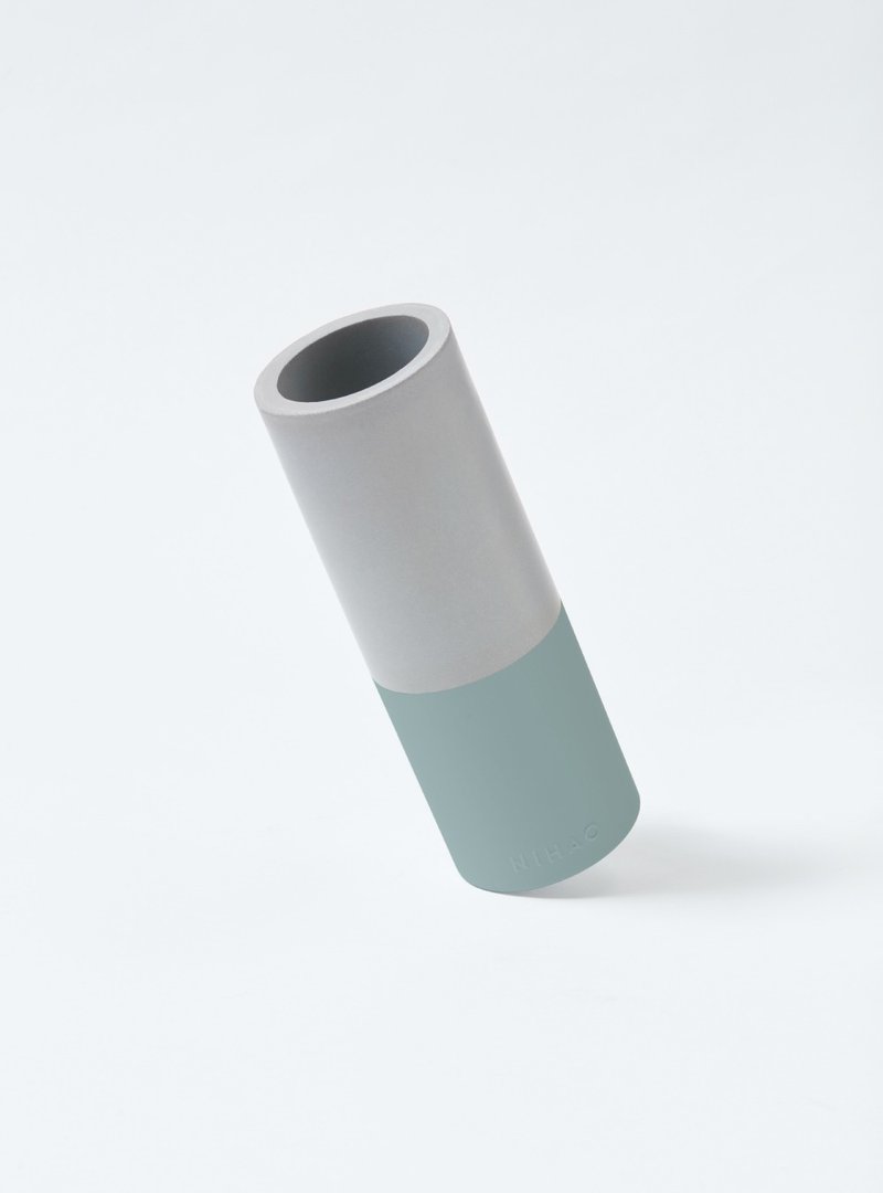 NIHAO | 水泥盆器 细长种 (遥雾绿) - 植栽/盆栽 - 水泥 绿色