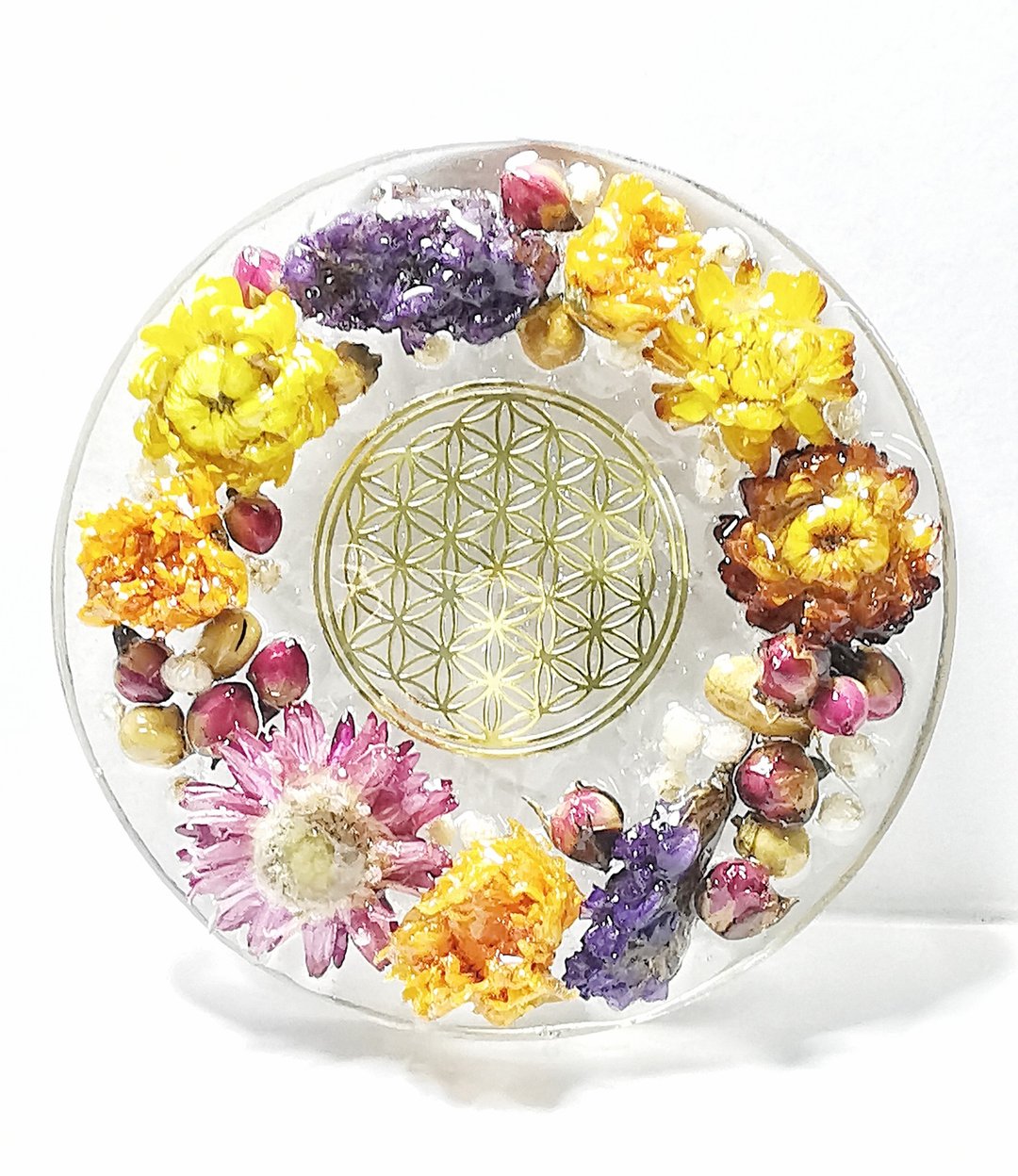 生命之花立体花盐板 (细) - 摆饰 - 植物．花 透明