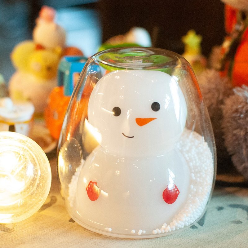 QIDINA 日用馆 雪花纷飞玻璃杯赠雪花杯盖 - 水瓶/水壶 - 环保材料 多色