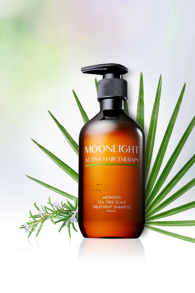 Moonlight 莯光 进化版茶树控油净化洗发精 400 mL x2 - 洗发用品 - 其他材质 绿色