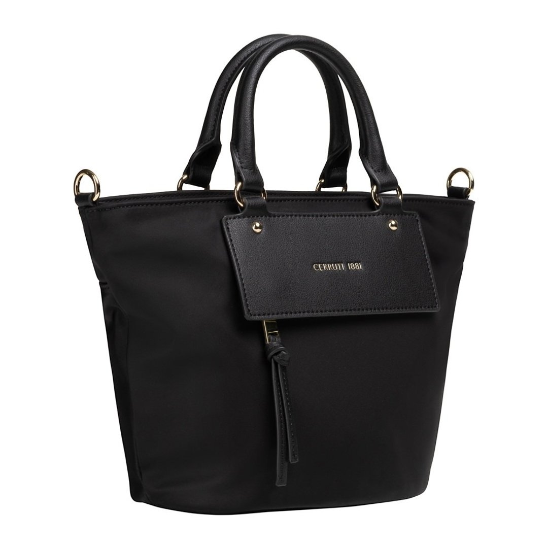 CERRUTI 1881 限量2折 意大利顶级手提包肩背包 全新专柜展示品 - 手提包/手提袋 - 尼龙 黑色