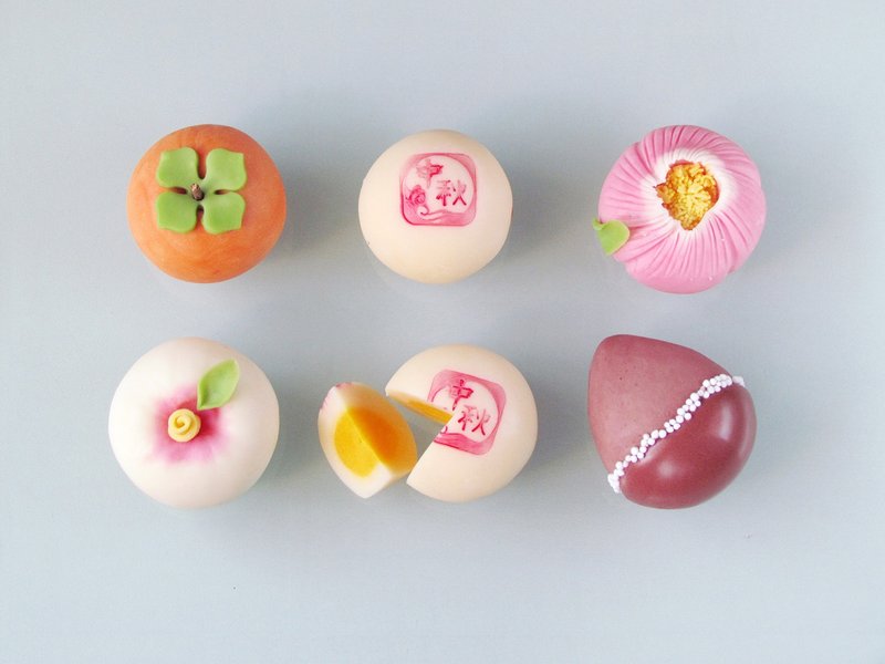 2017中秋专属─中秋月饼香皂礼盒(四入) - 沐浴用品 - 植物．花 咖啡色