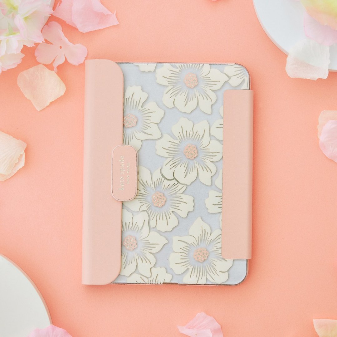 【kate spade】iPad mini6 8.3寸 皮革保护壳/套-晶透蜀 - 平板/电脑保护壳 - 塑料 粉红色