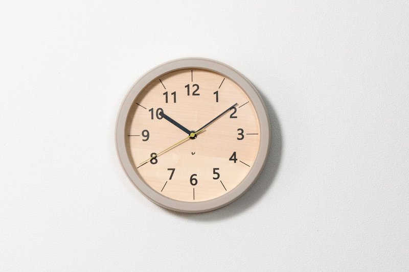 小型实木挂钟 (附立架) - 时钟/闹钟 - 木头 