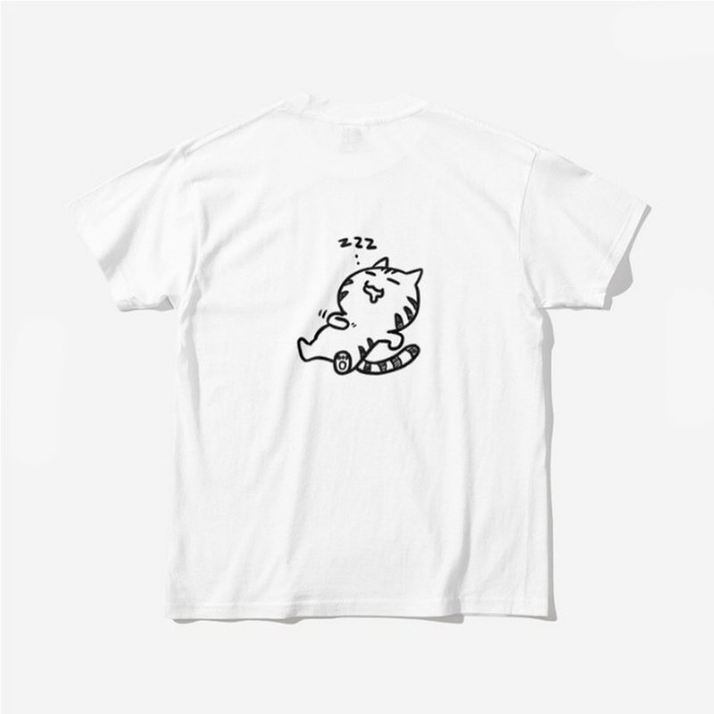 猫: ZZZ! T-shirt - 男装上衣/T 恤 - 棉．麻 多色