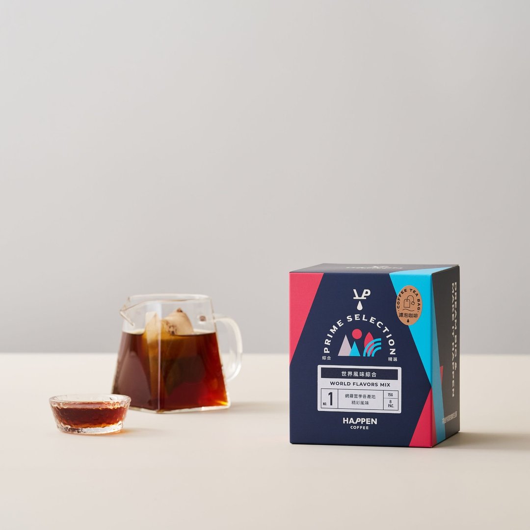 冷萃茶包式咖啡 | 综合风味探险包 | 内含四种口味 (15g/ 8 入盒) - 咖啡 - 新鲜食材 黑色