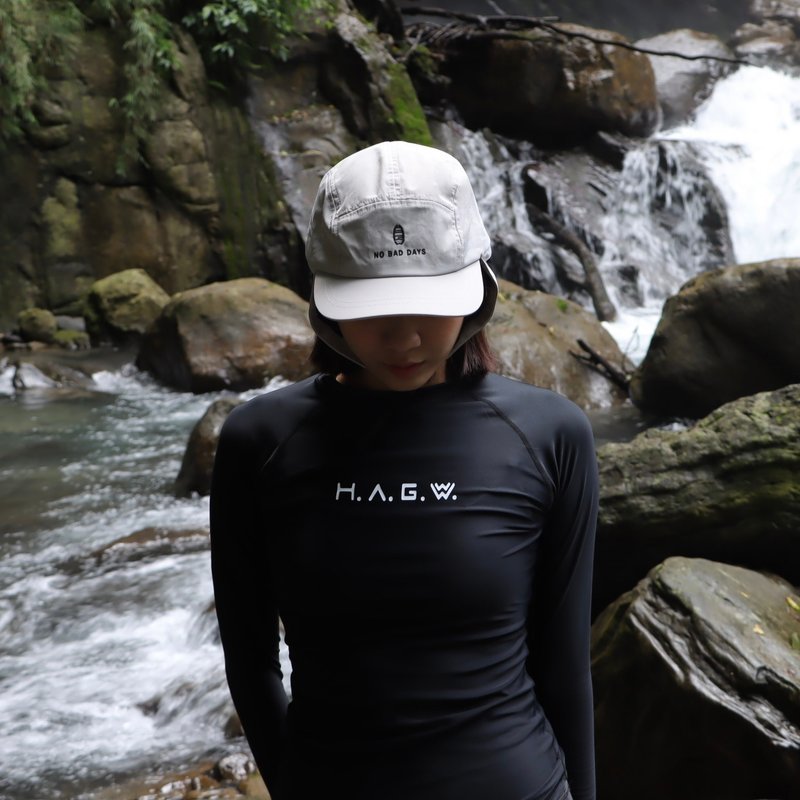 HAGW 潜水帽 Diving Cap-No Bad Days-Grey - 运动配件 - 聚酯纤维 黑色