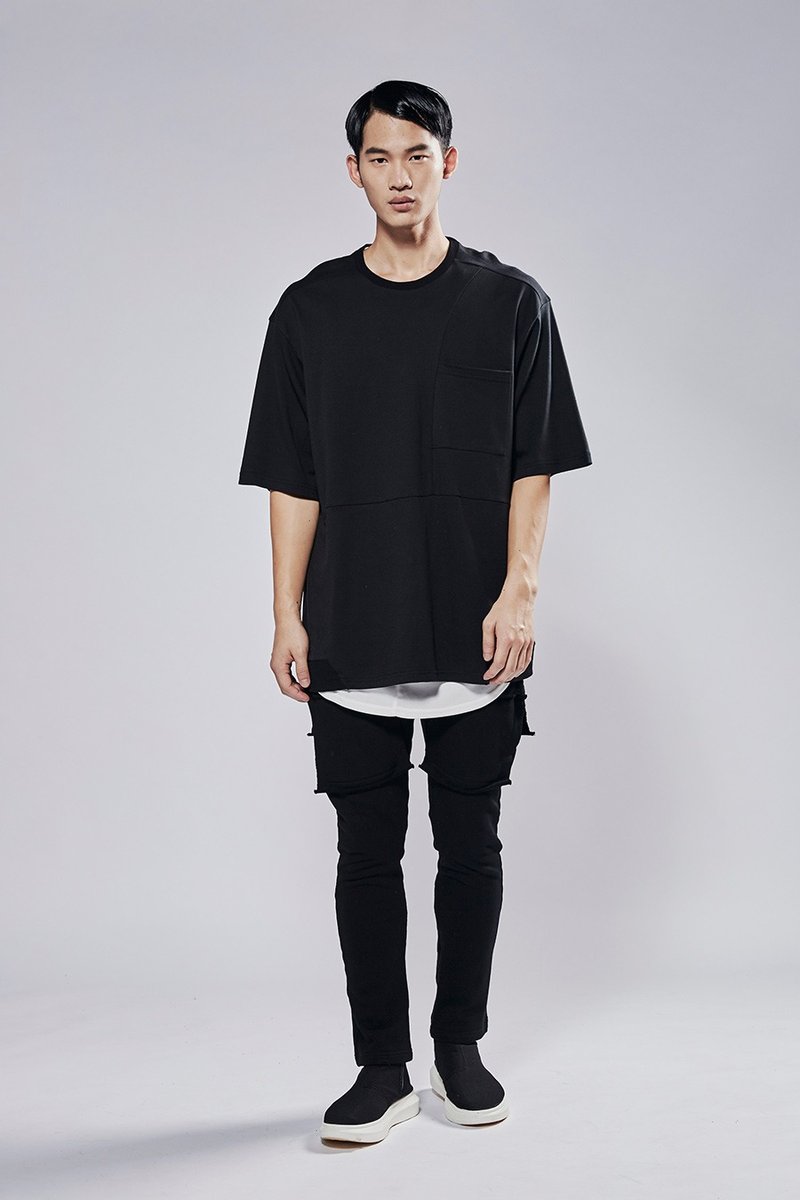 弧形接合上衣#9014 - 男装上衣/T 恤 - 棉．麻 