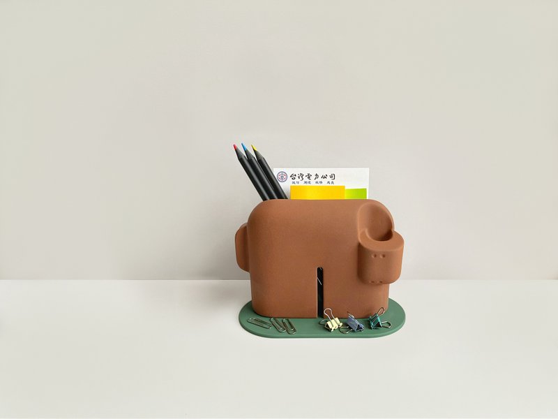 台电文创 | 煤灰系列 【哞牛】 多功能摆饰小物 - 收纳用品 - 陶 橘色