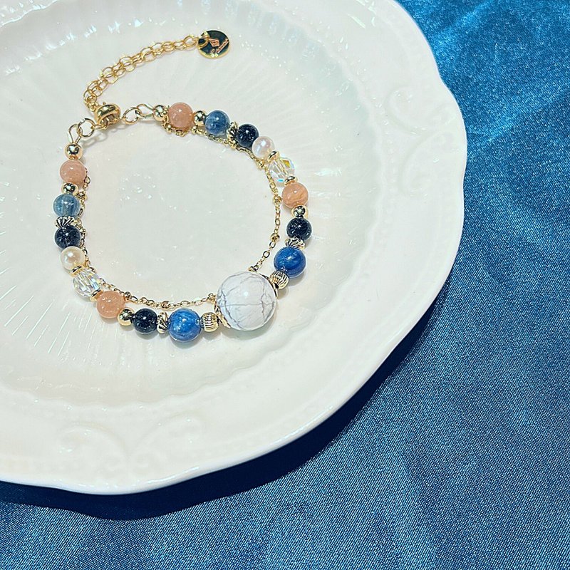 carina accessories开运能量水晶饰品 手链 白松石 生命灵数 定制 - 手链/手环 - 水晶 白色