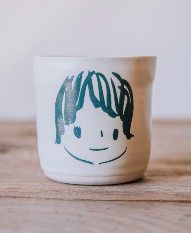 Brut Cake 手作陶器 - 微笑马克杯 280ml-25 - 咖啡杯/马克杯 - 陶 