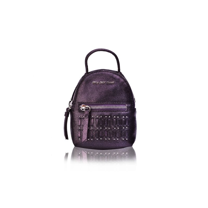 Starry Sky 编织魔幻紫 Mini Chain (小) - 侧背包/斜挎包 - 真皮 紫色