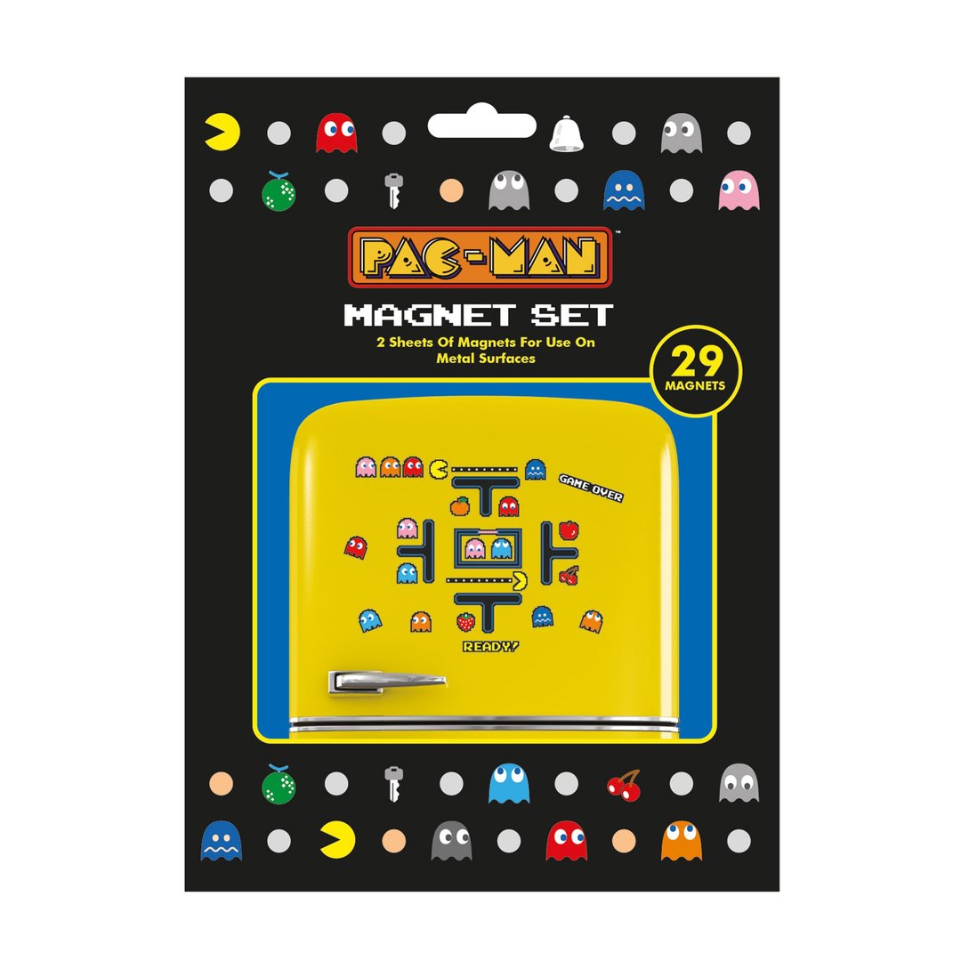 【怀旧经典电玩游戏】 Pac-Man 食鬼吃豆人复古像素磁铁组 - 冰箱贴/磁贴 - 其他材质 