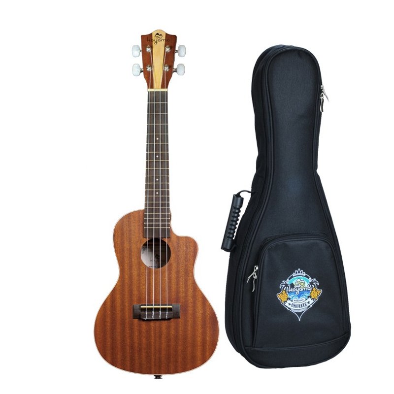 KYM-C12CE 23寸乌克丽丽 桃花心木 内置拾音器 经典12系列 Mahogany Concert Ukulele w/ pickup - 吉他/乐器 - 木头 咖啡色