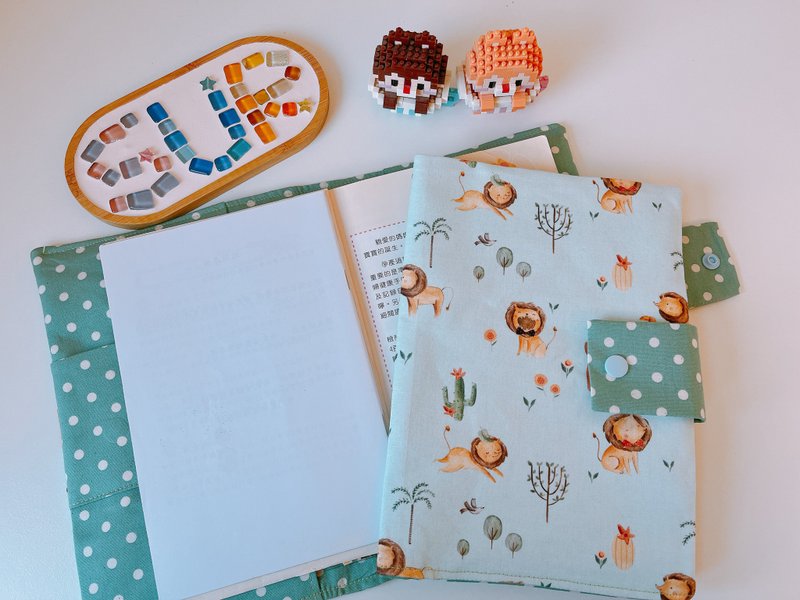 妈妈手册套/宝宝手册套/书套-嫩绿狮子 - 其他 - 棉．麻 绿色