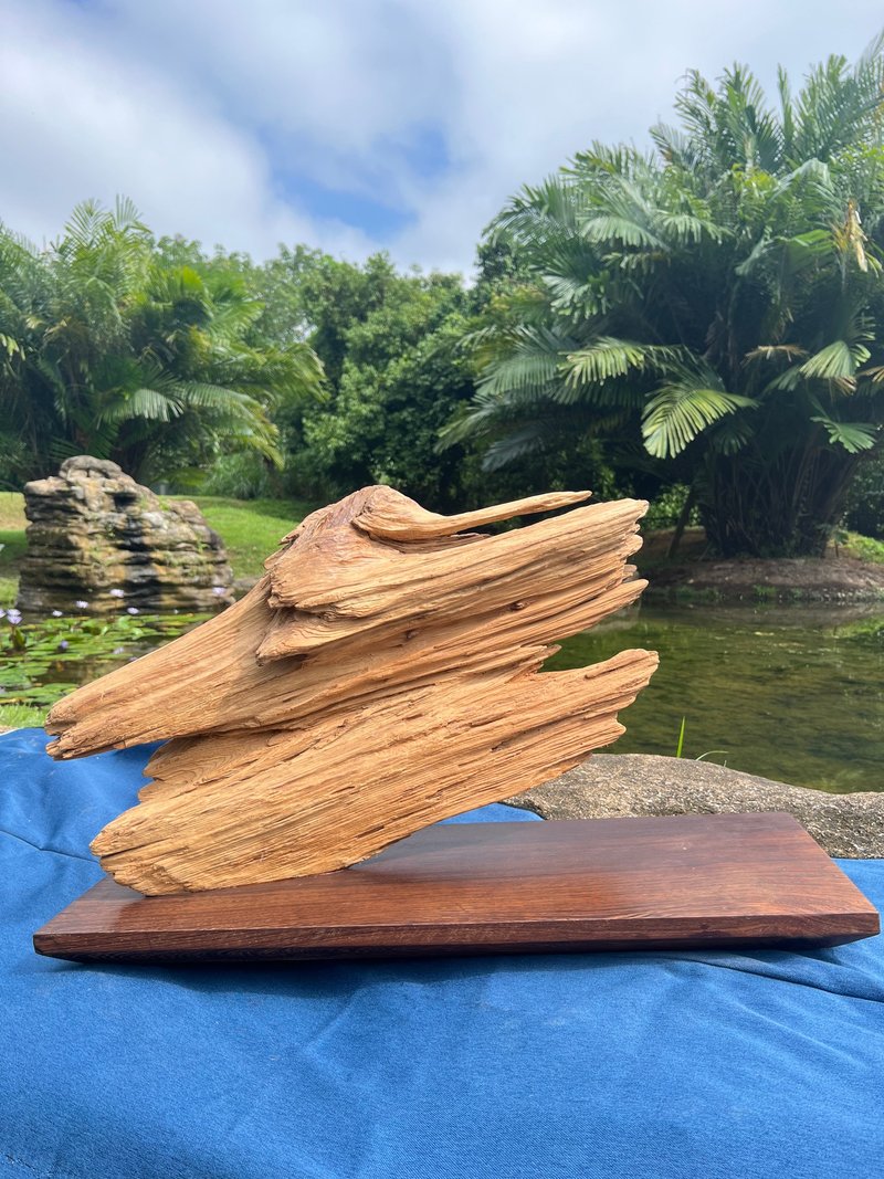 台湾桧木 太极摆件 - 摆饰 - 木头 