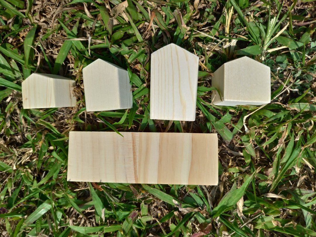 木头小房子 DIY 材料组 - 木工/竹艺/纸艺 - 木头 卡其色