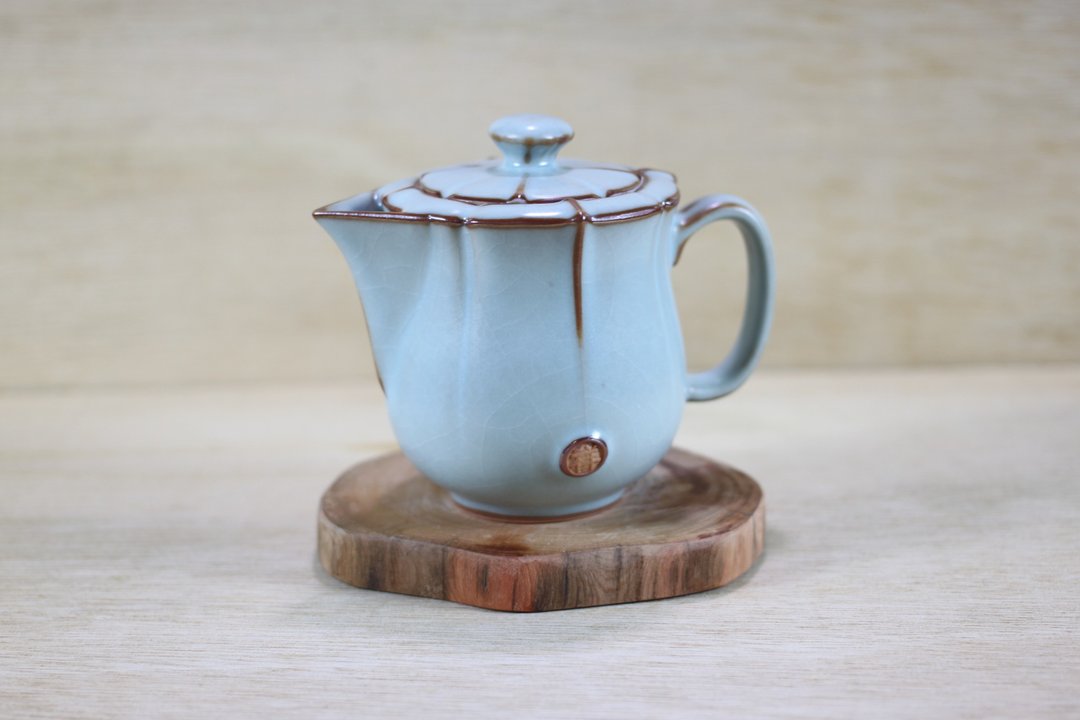 【圣诞礼盒】祥亿窑 汝窑茶壶 幸福茶具 名家叶敏祥作品 - 茶具/茶杯 - 陶 