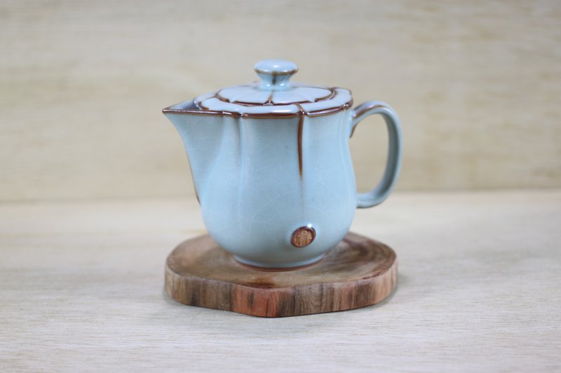 【圣诞礼盒】祥亿窑 汝窑茶壶 幸福茶具 名家叶敏祥作品 - 茶具/茶杯 - 陶 