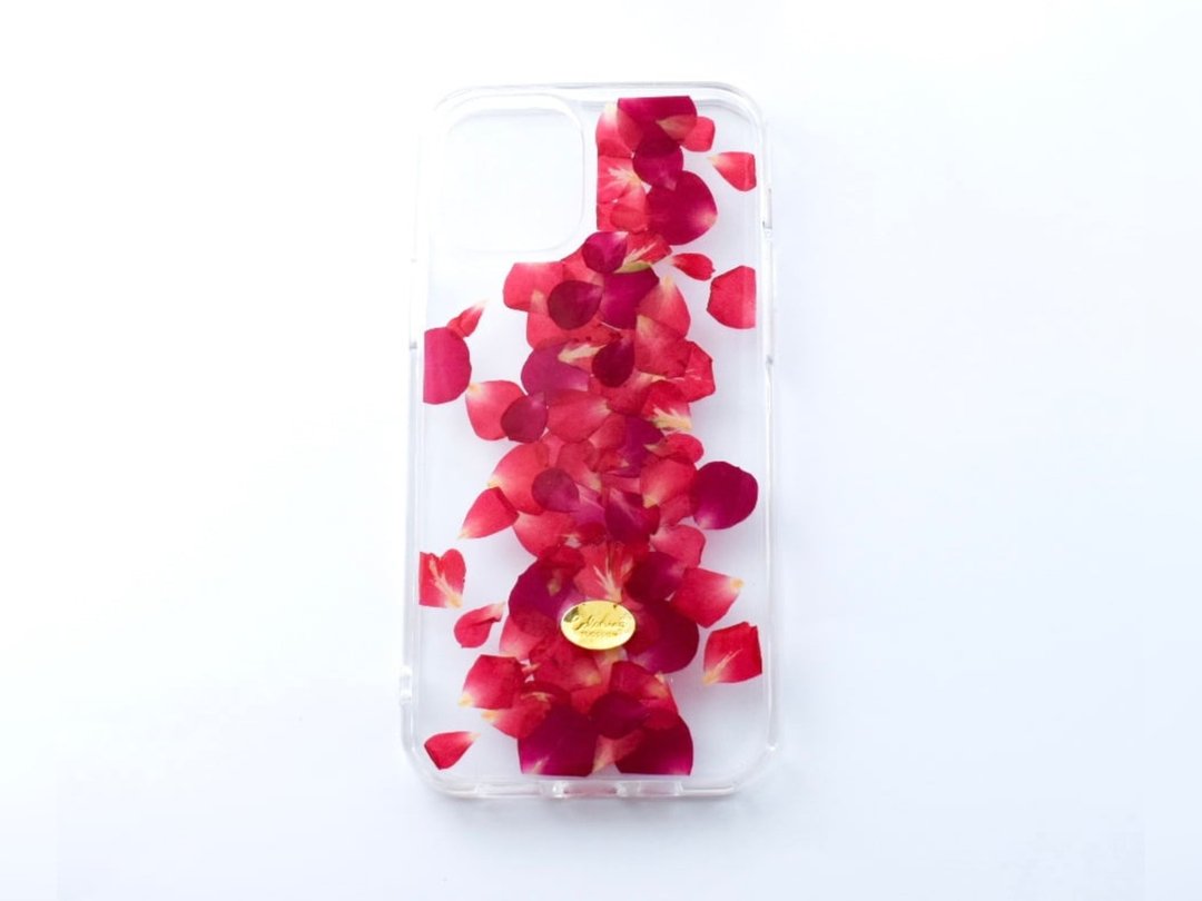 押花 iPhone 手机壳　玫瑰 - 手机壳/手机套 - 其他材质 红色