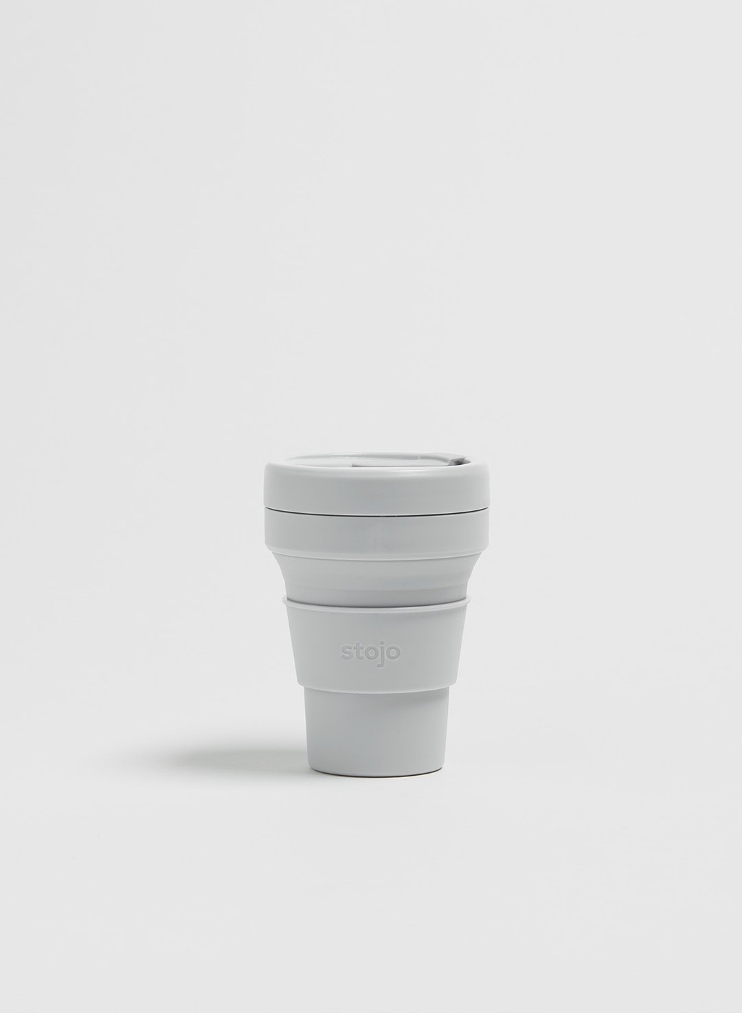 Stojo - 环保高耐热硅胶迷你折叠杯8oz-灰白色 - 其他 - 硅胶 灰色
