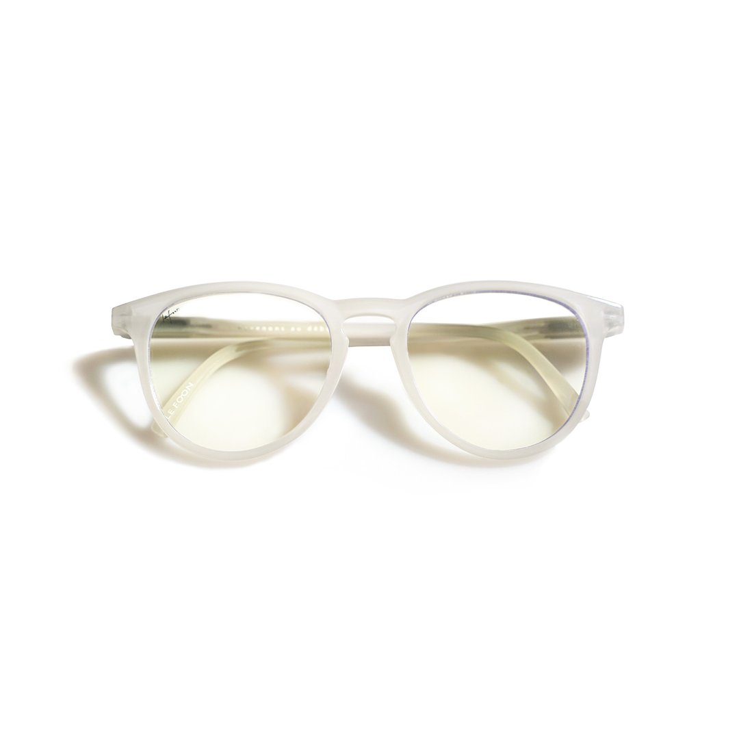 Kids computer glasses 细框 儿童抗蓝光眼镜 - 果冻粉白 - 婴儿饰品 - 塑料 白色