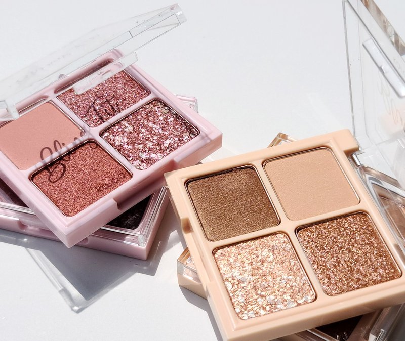 【即期良品】炫彩珠宝盒眼影 ∣ 四色眼影盘 ∣ 2款色系 - 眼/眉部彩妆 - 其他材质 粉红色