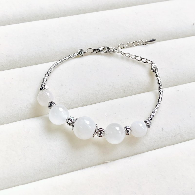 月亮石 水晶 手鈪 手链 手链 手环 - 手链/手环 - 水晶 白色
