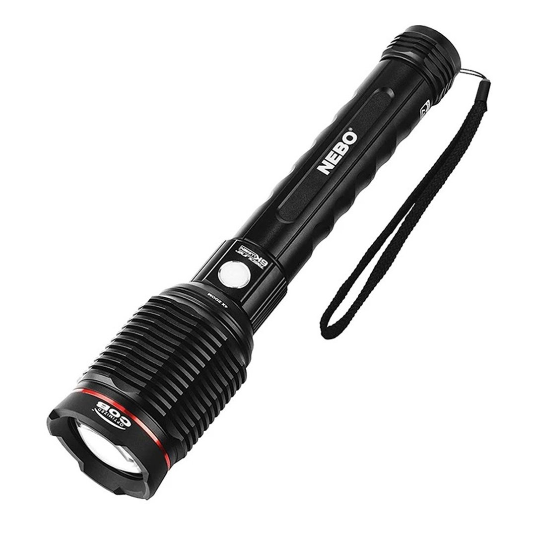 【NEBO】REDLINE6K 防水超强光USB充电手电筒-6000流明(盒装版) - 露营用品 - 其他金属 黑色