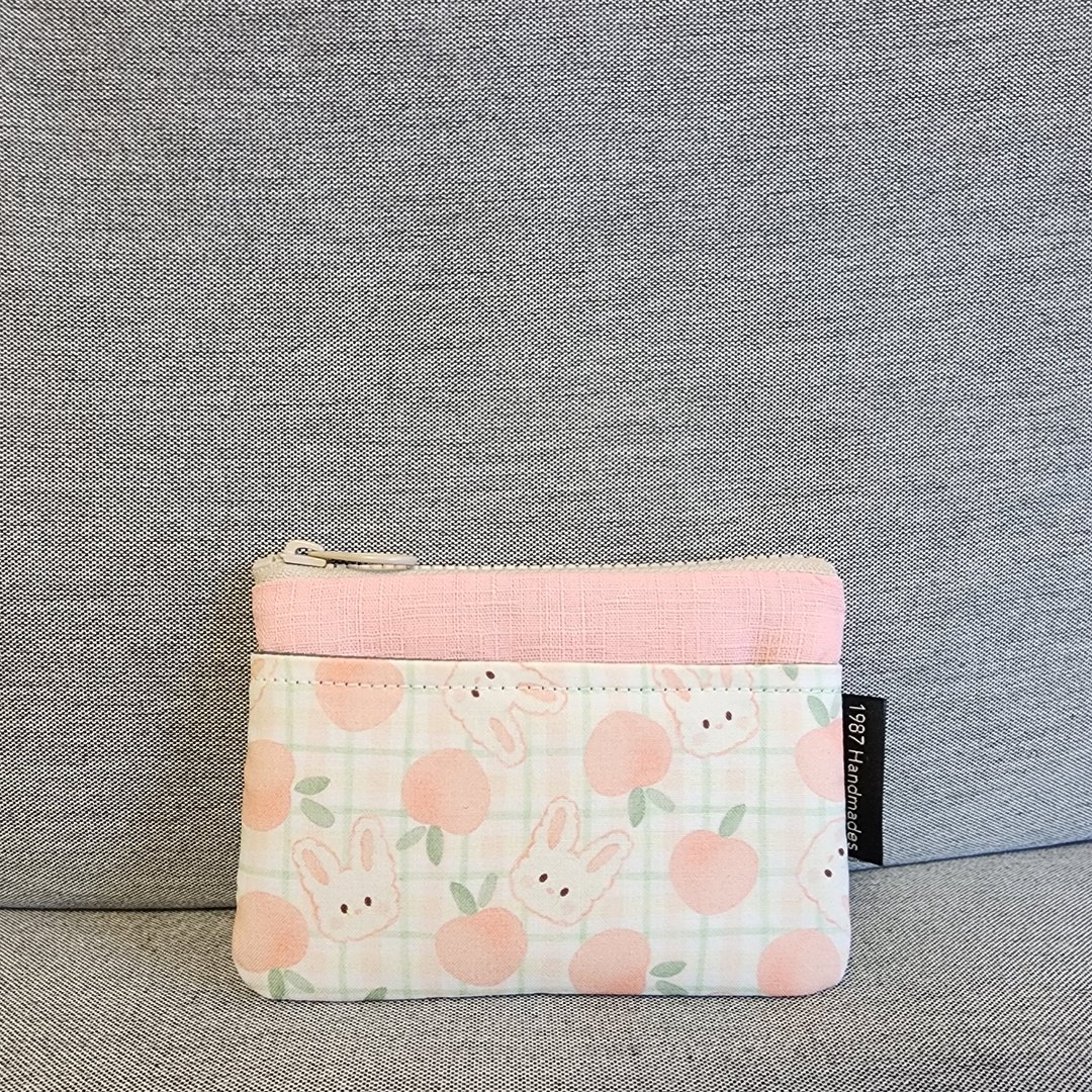 【苹果兔兔-粉】 HOT!!! 韩系感 零钱包 礼物 - 零钱包 - 棉 粉红色