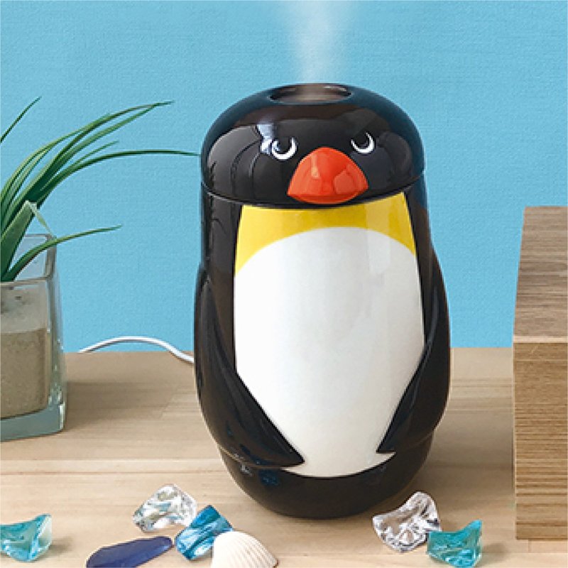 日本Decole 电动加湿器 - 湿润小企鹅 - 摆饰 - 陶 白色
