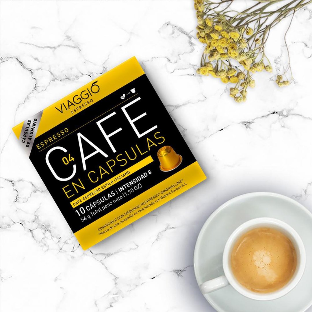 【Nespresso机适用】Viaggio Espresso NE04 浓缩咖啡胶囊咖啡 - 咖啡 - 浓缩/萃取物 黄色
