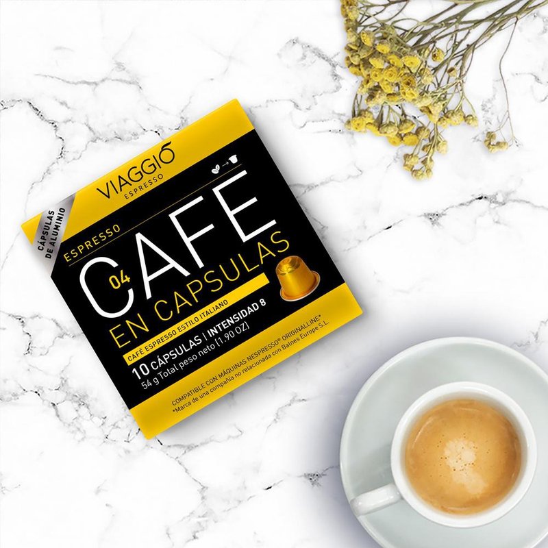 【Nespresso机适用】Viaggio Espresso NE04 浓缩咖啡胶囊咖啡 - 咖啡 - 浓缩/萃取物 黄色