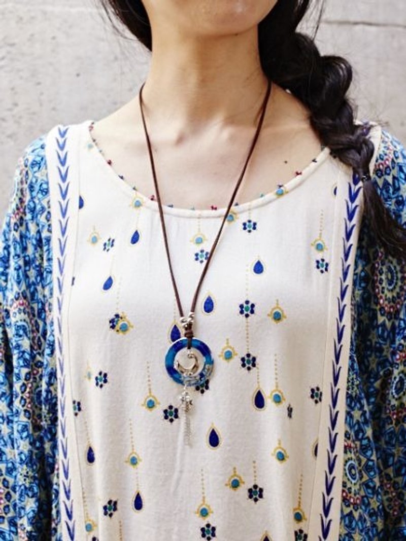 【预购中】✱星辰月亮混色项链✱(三色) - 项链 - 其他金属 多色