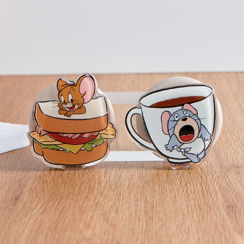 汤姆猫与杰利鼠惊吓的 Tuffy MagSafe 气囊支架 - 手机座/防尘塞 - 压克力 多色