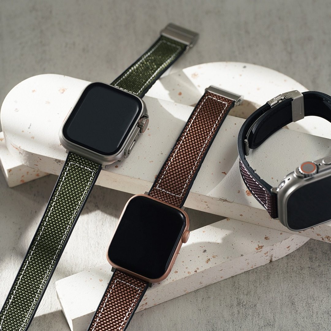 Apple watch - 车线简约防水帆布表带 apple watch 表带 - 表带 - 其他材质 